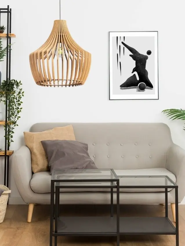 wooden lamps